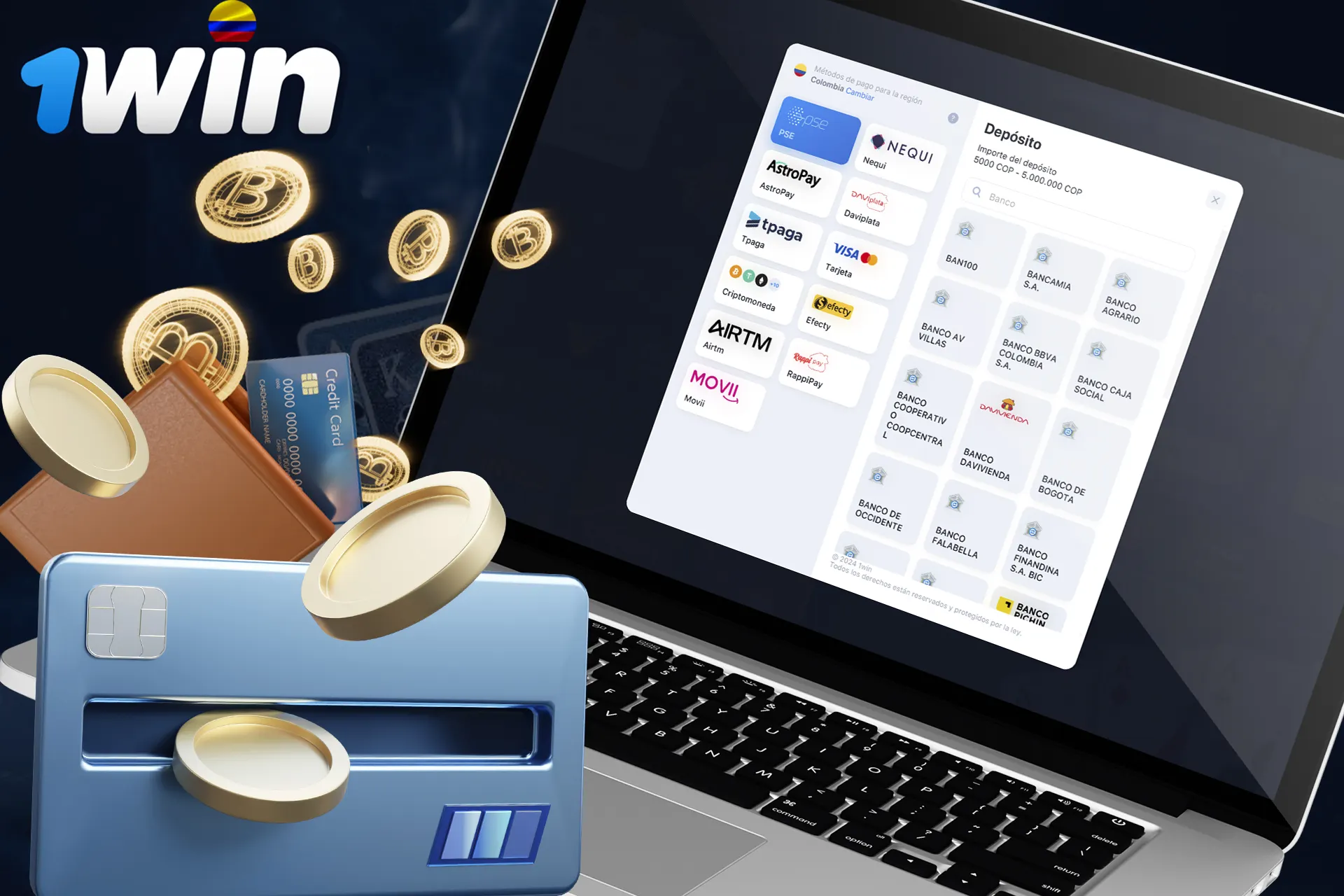 Varios métodos de depósito