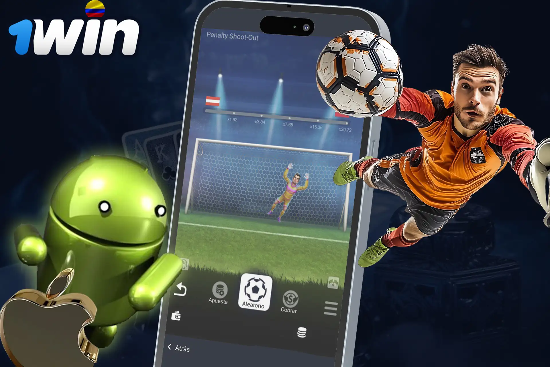 Descarga las aplicaciones en iOS o Android y diviértete jugando