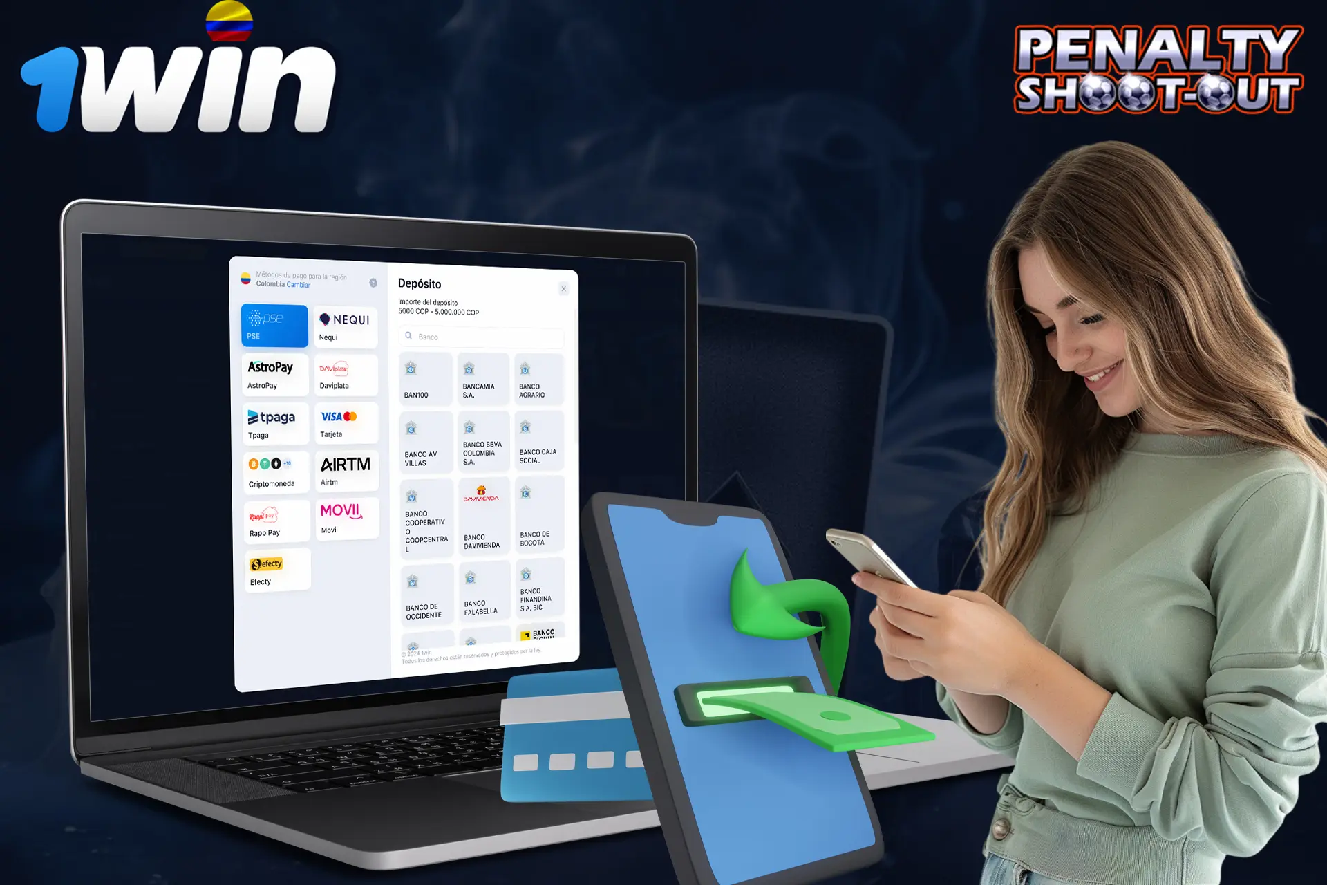 Numerosas formas de pago