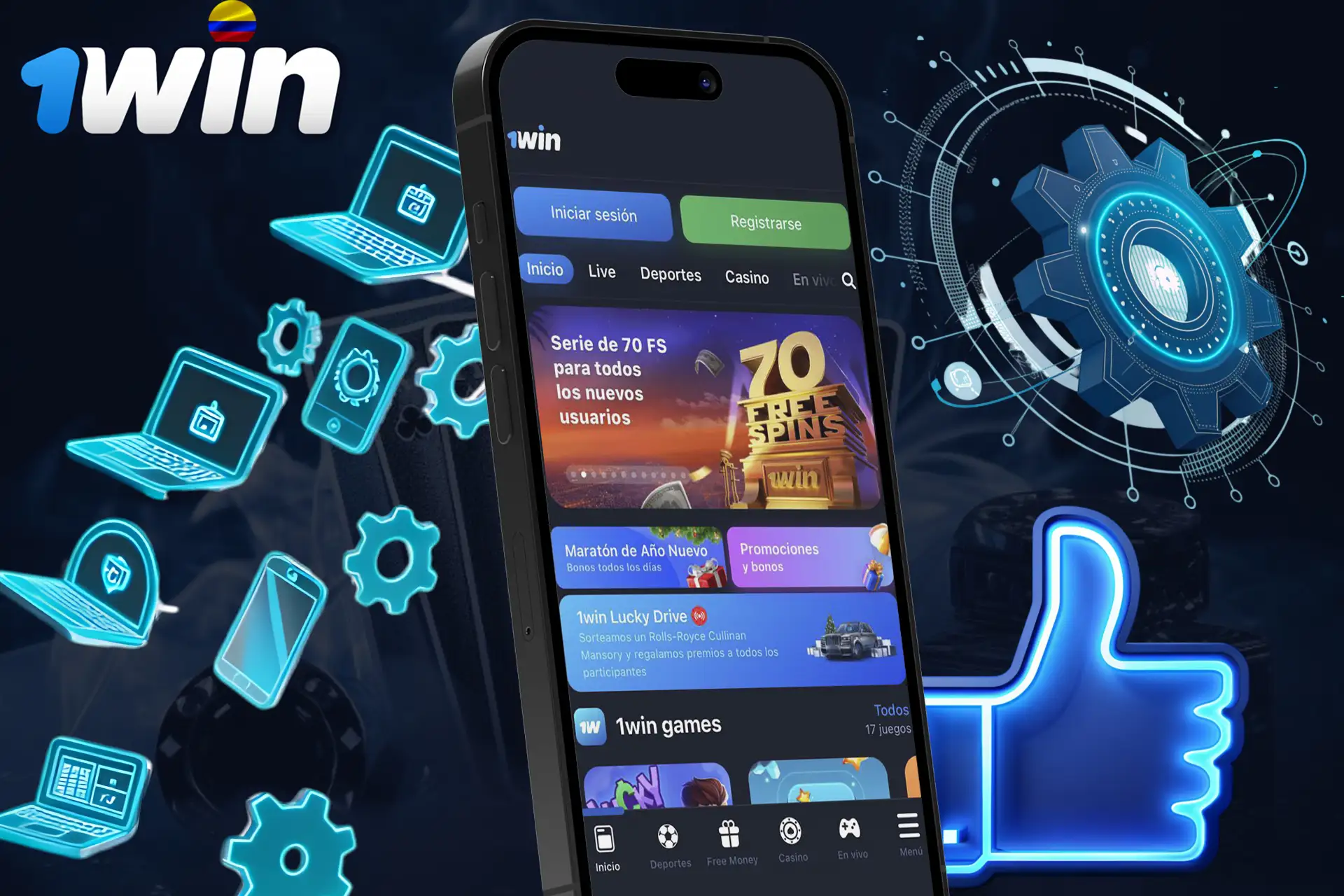 Características principales de la aplicación móvil