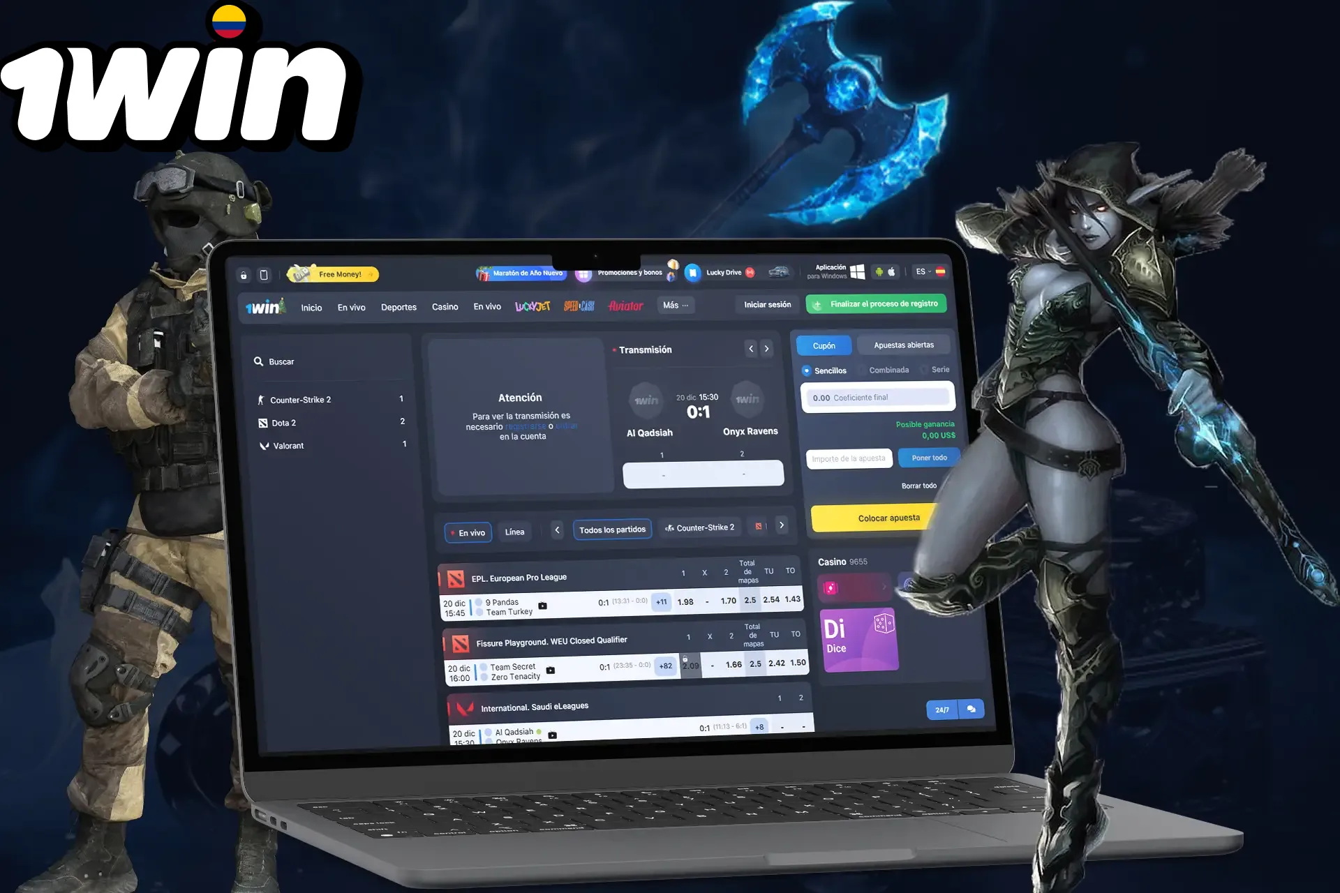 Variedad de apuestas en los juegos electrónicos