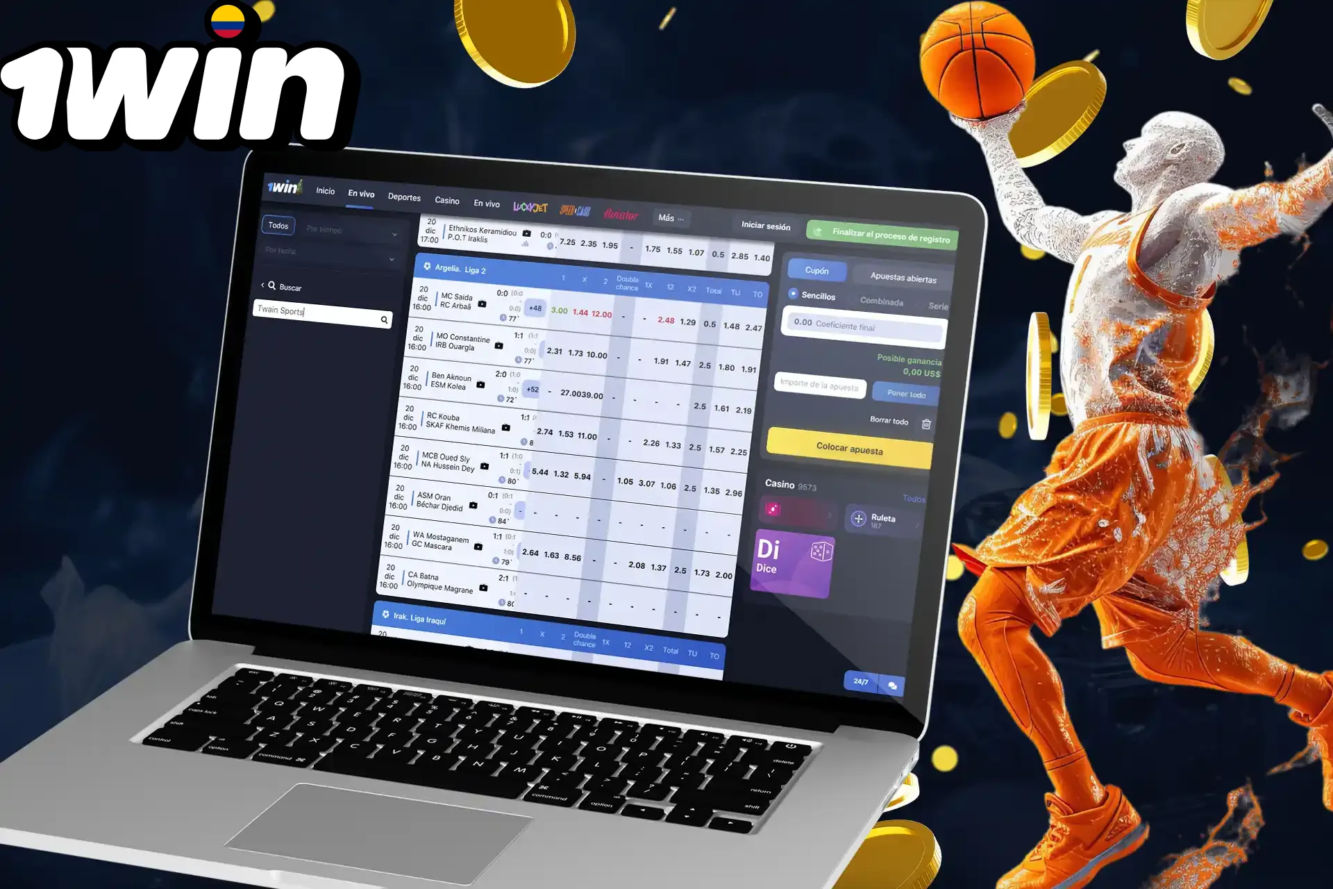 Participa en los juegos deportivos de Twain