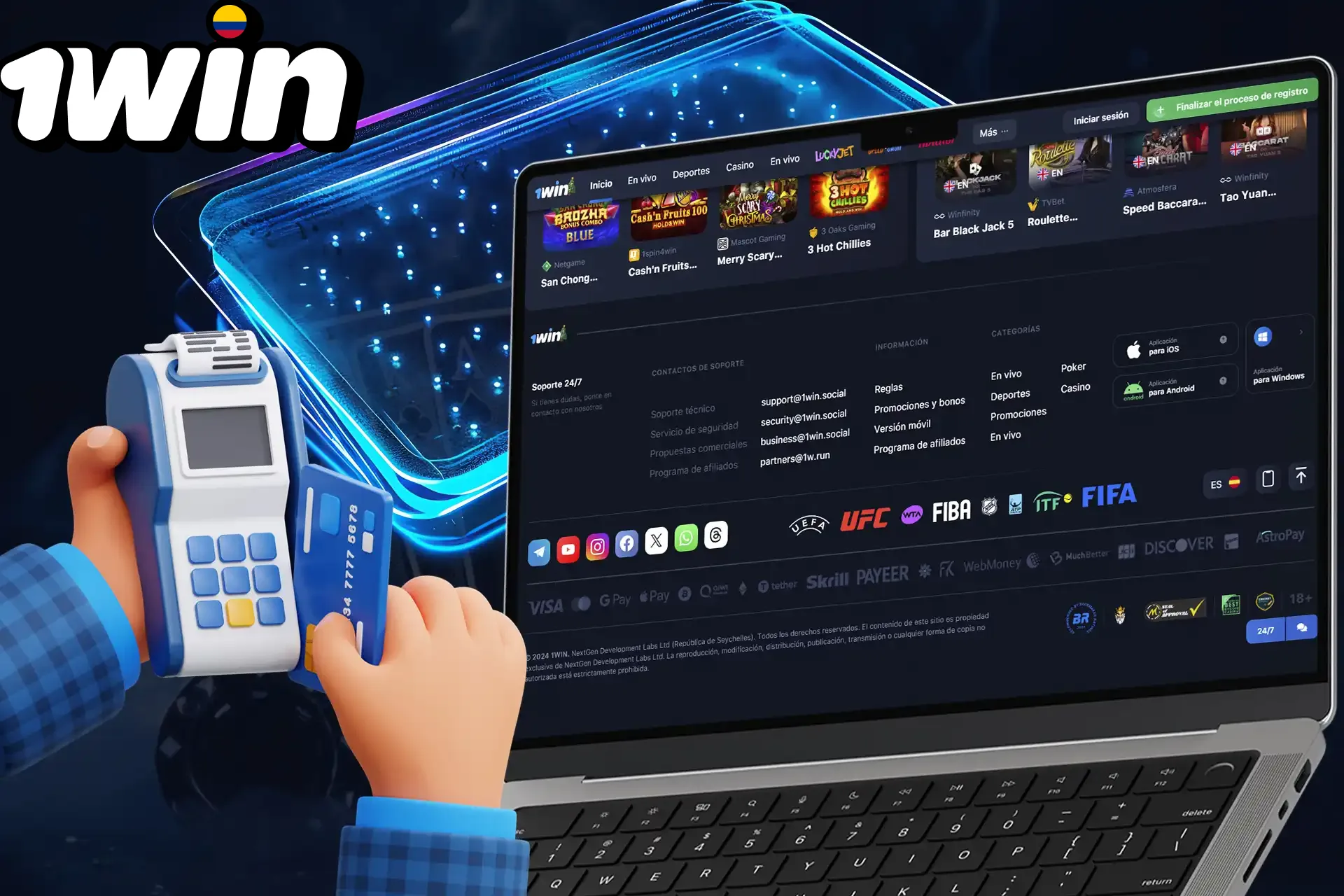 Múltiples métodos de depósito