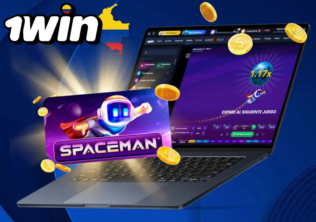 Spaceman ofrece un tema único y bonificaciones para nuevos usuarios.