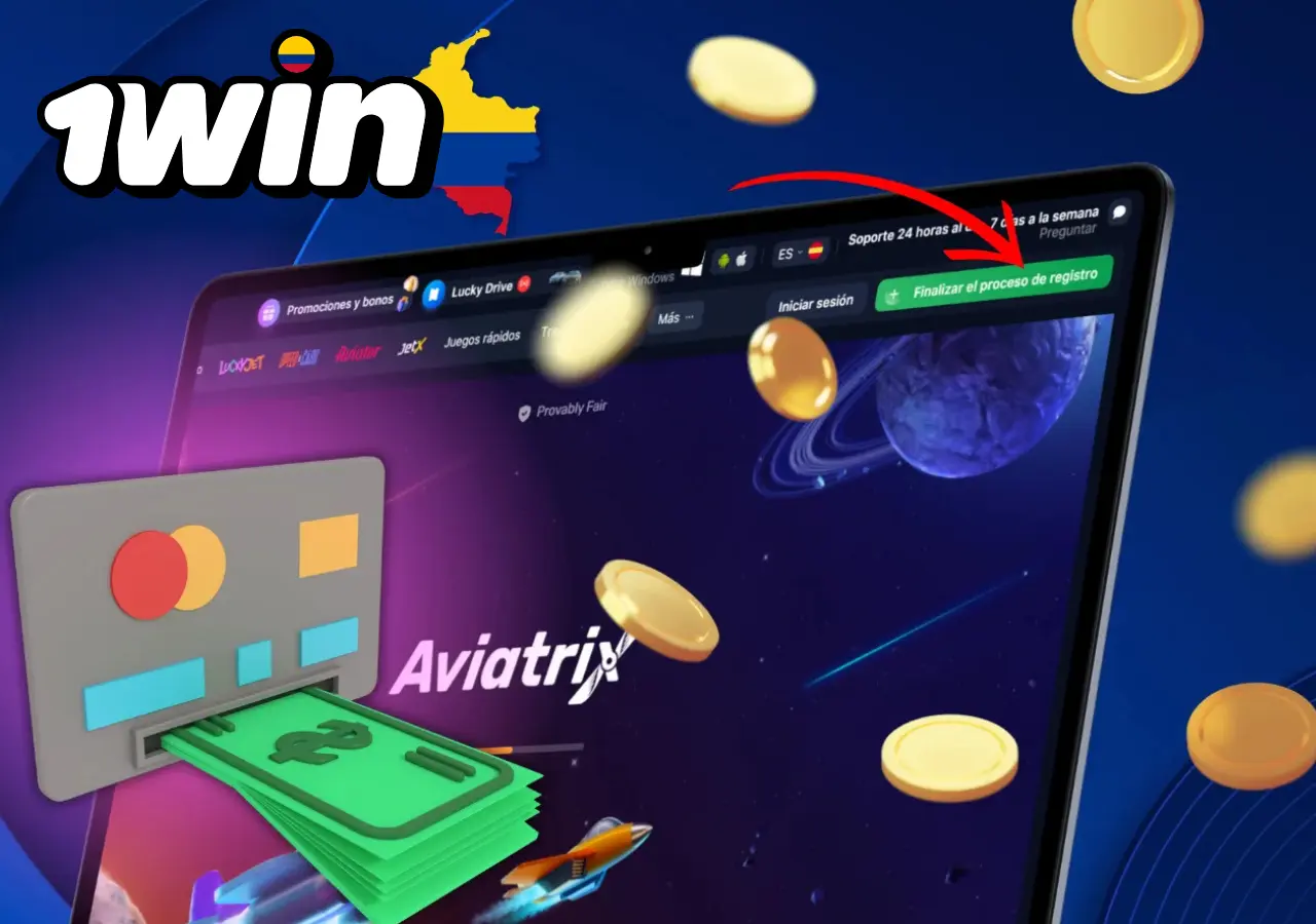 Para retirar sus ganancias a 1Win Aviatrix, siga unos sencillos pasos.