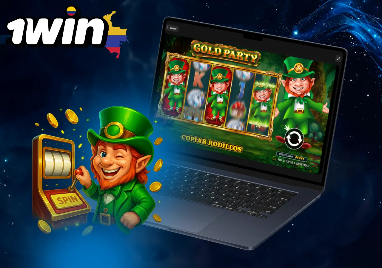 Juego Gold Party con 25 líneas de pago activas