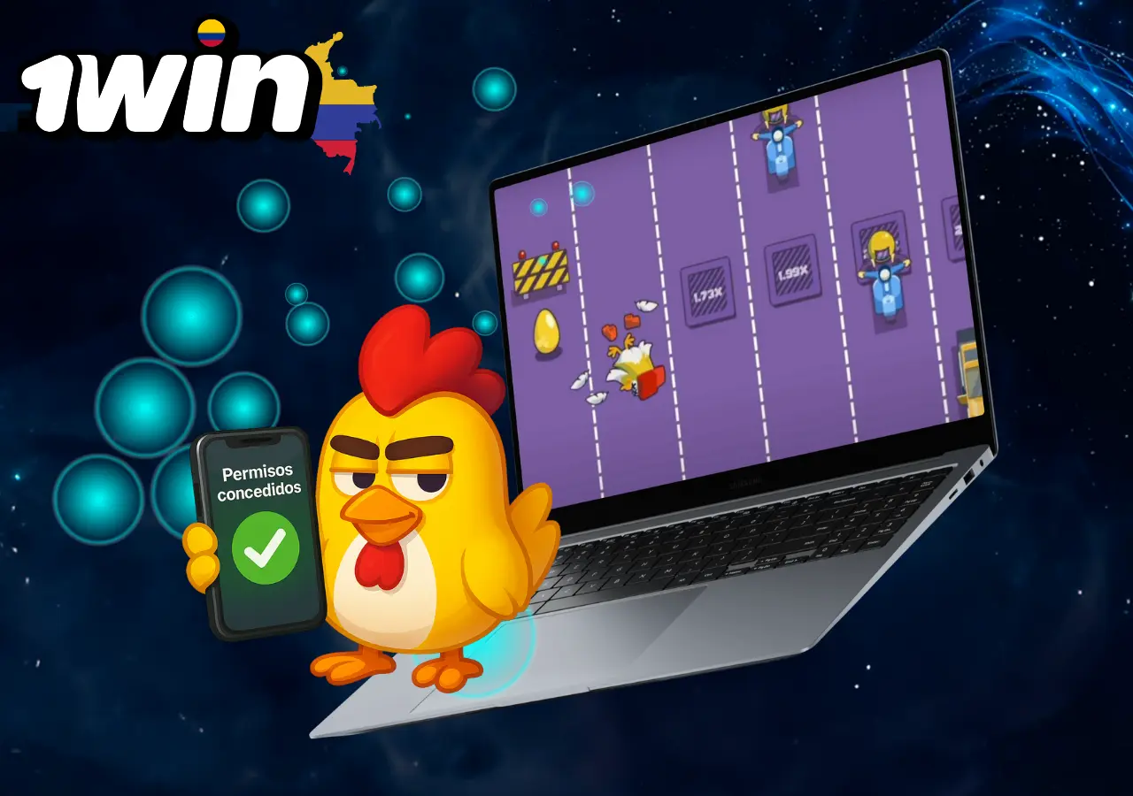Aplicación móvil para jugar Chicken Cross